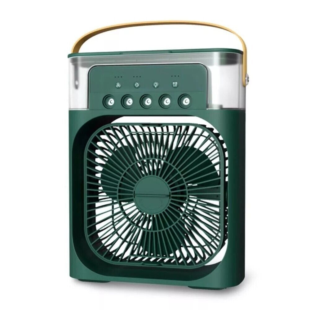 Portable 3 in 1 Fan Air Conditioner Household Small Air Cooler LED Night Lights