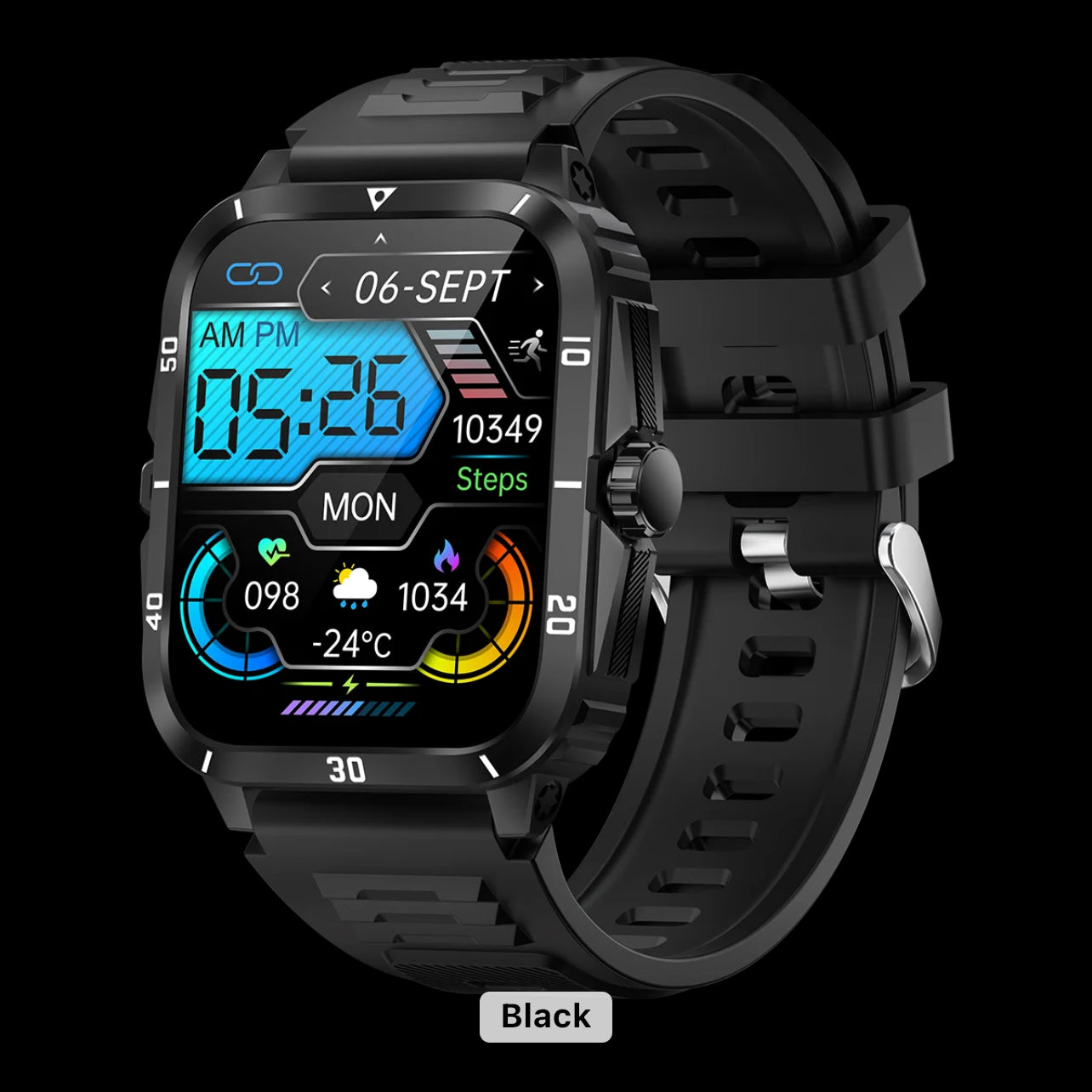 Smart Watch Men Women Fitness Tracker Blood Pressure Heart Rate Sport Watches UK