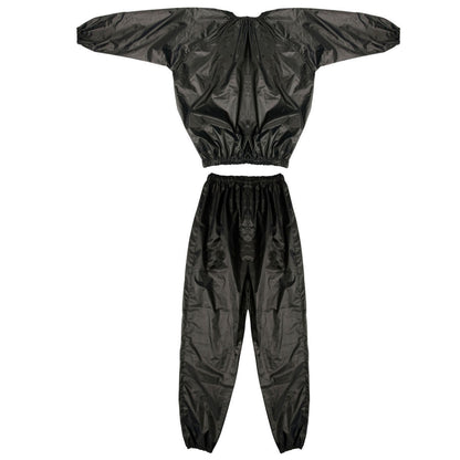 Sauna Sweat Suit Fitness Slimming Weight Loss Exercise Running Boxing Top Set