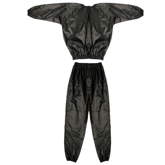 Sauna Sweat Suit Fitness Slimming Weight Loss Exercise Running Boxing Top Set