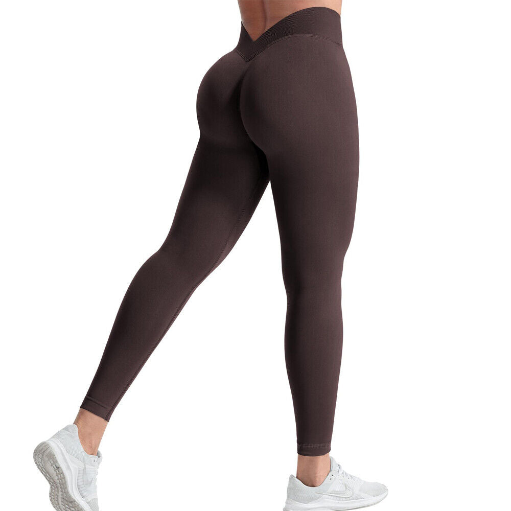 Womens Scrunch Butt Lift Yoga Pants Anti-Cellulite Gym Fitness Jogging Leggings