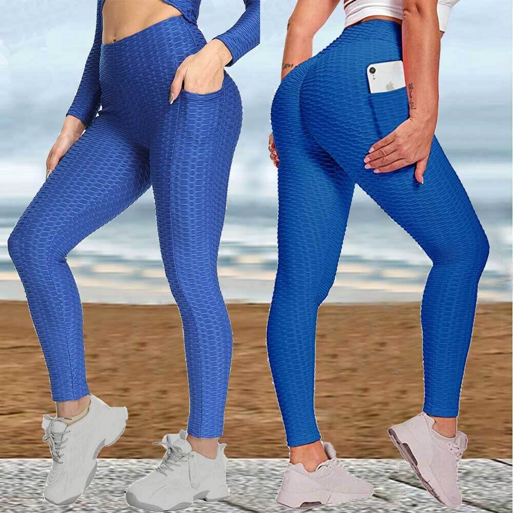 Women anti Cellulite Yoga Pants Push up Tik Tok Leggings Bum Butt Lift Sport Gym