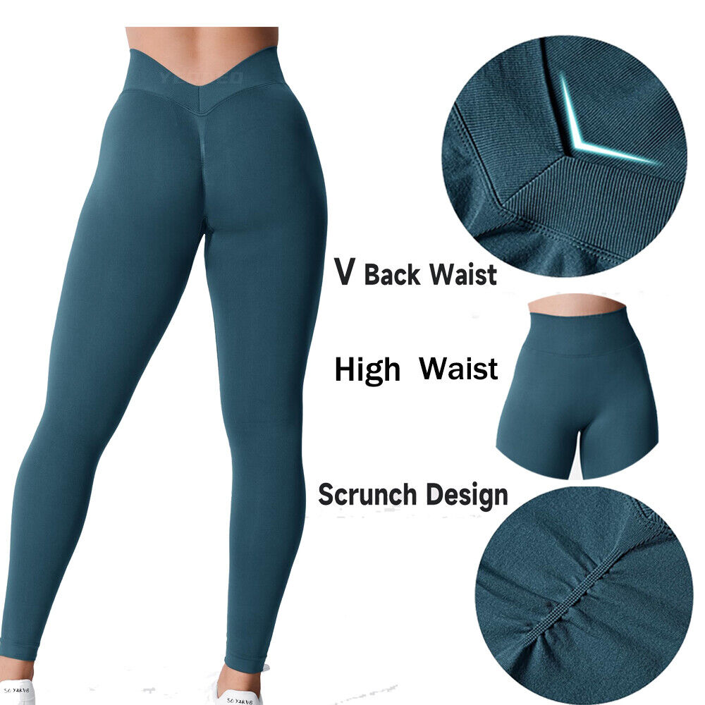 Women anti Cellulite Yoga Pants Push up Tik Tok Leggings Bum Butt Lift Sport Gym