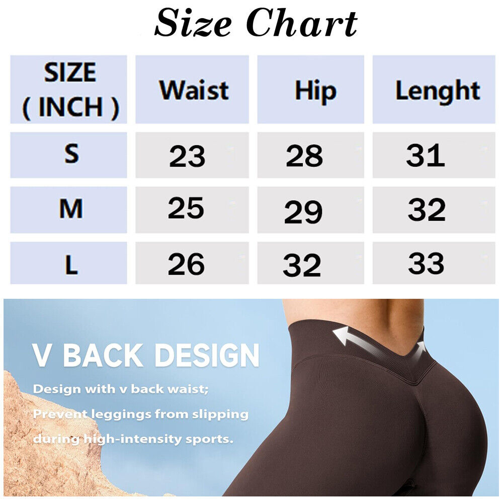 Womens Scrunch Butt Lift Yoga Pants Anti-Cellulite Gym Fitness Jogging Leggings