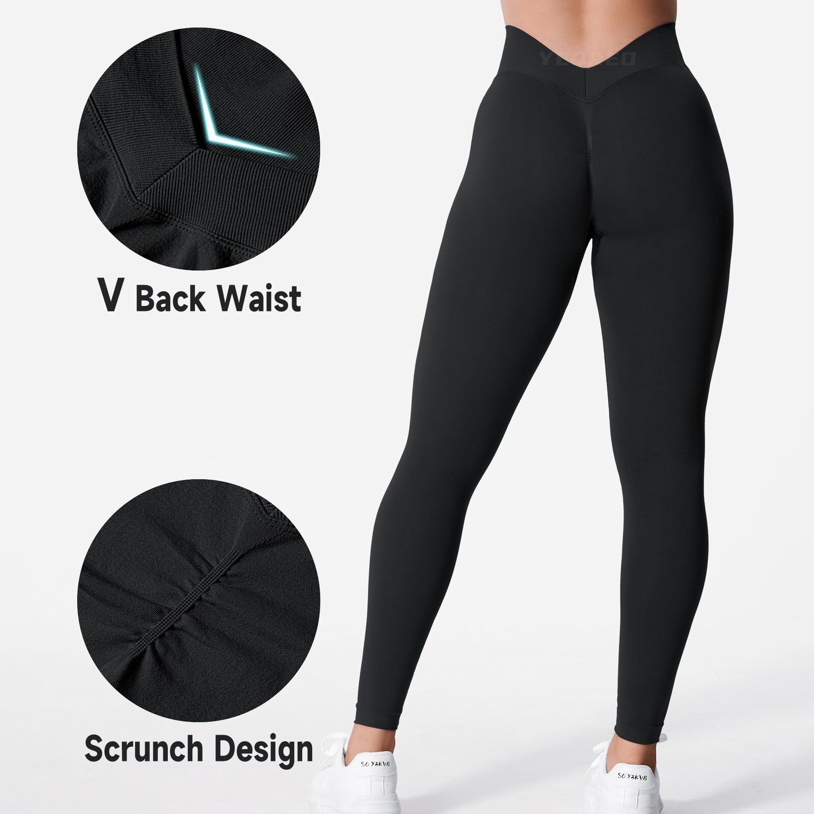 Womens Scrunch Butt Lift Yoga Pants Anti-Cellulite Gym Fitness Jogging Leggings