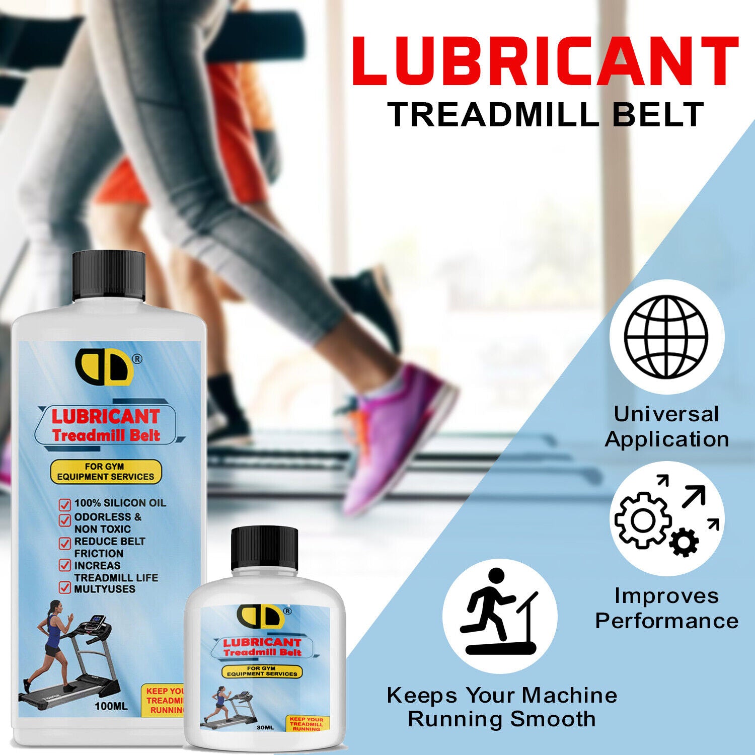 Treadmill Silicone Oil Lubricant Belt 100% Pure Ultra Grade - Made in UK