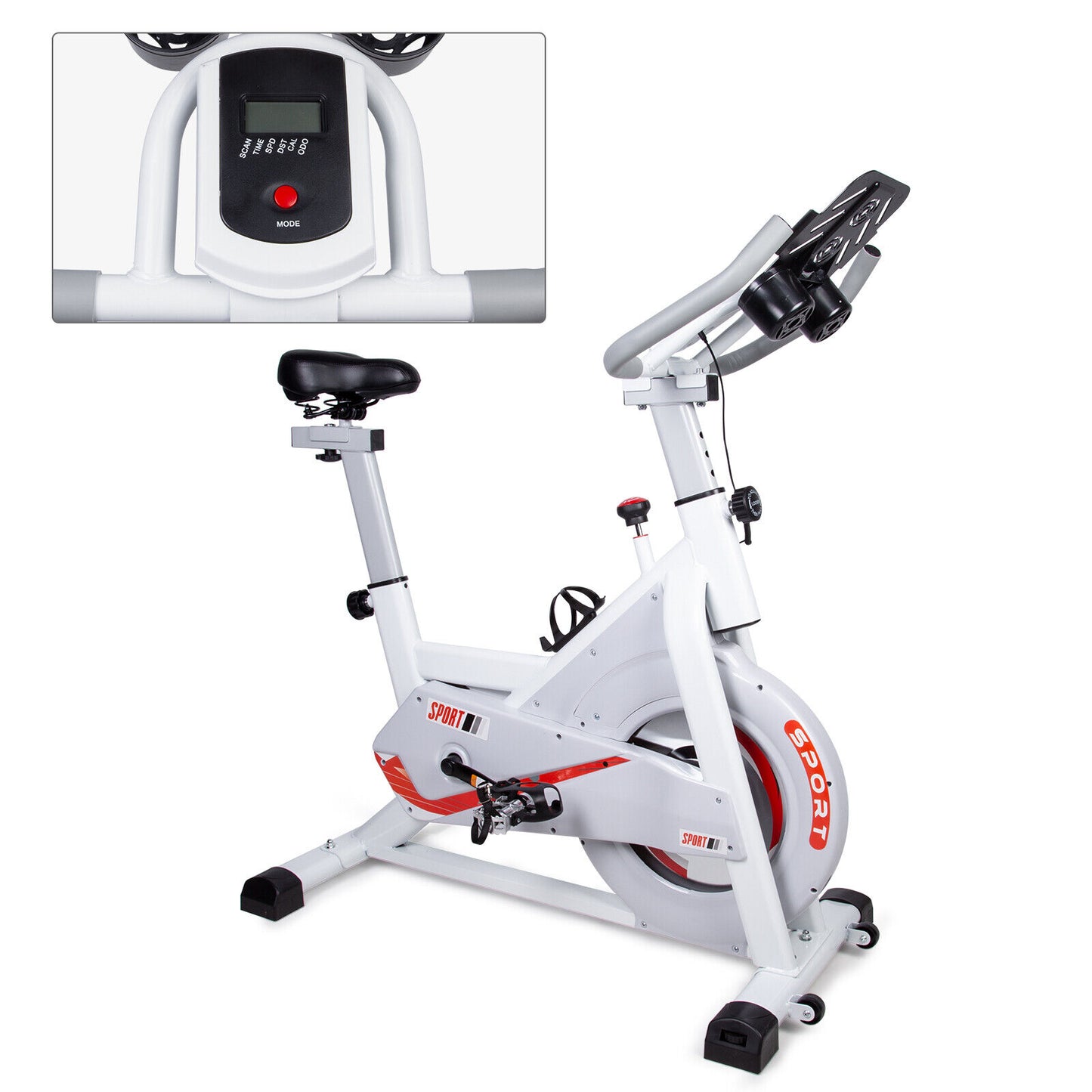 Heavy Duty Exercise Bike Home Gym Bicycle Cycling Cardio Fitness Indoor Workout