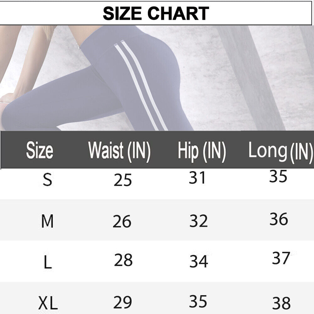 Womens Scrunch Butt Lift Yoga Pants Anti-Cellulite Gym Fitness Jogging Leggings