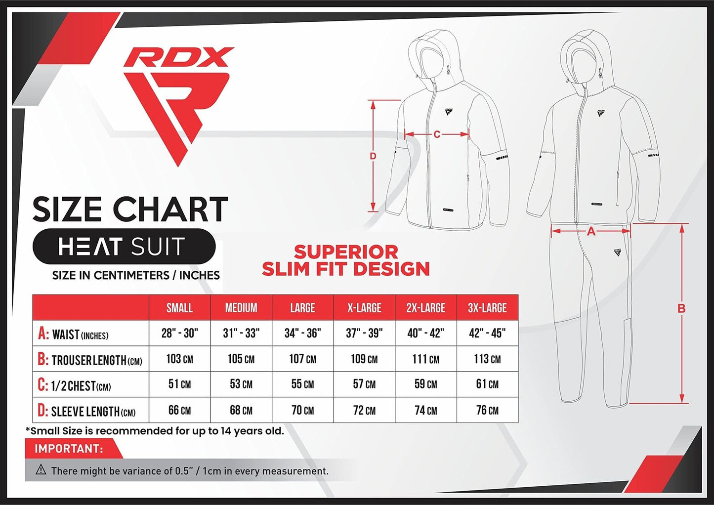 RDX Sauna Suit for Men anti Rip Long Sleeve Sweat Suit Weightloss Suit Tracksuit